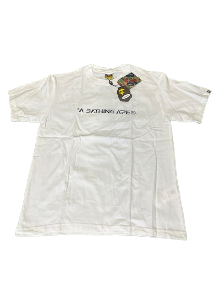 Bape SILVER BAPE TEE WHITE