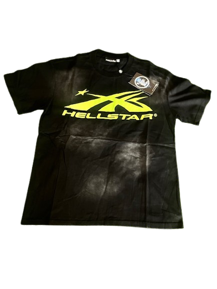 Hellstar SPORTS CORE LOGO GEL TEE LIME GREEN