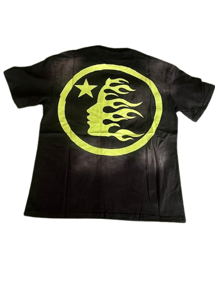 Hellstar SPORTS CORE LOGO GEL TEE LIME GREEN