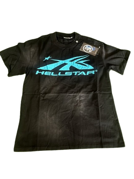 Hellstar SPORTS CORE LOGO GEL TEE BLUE